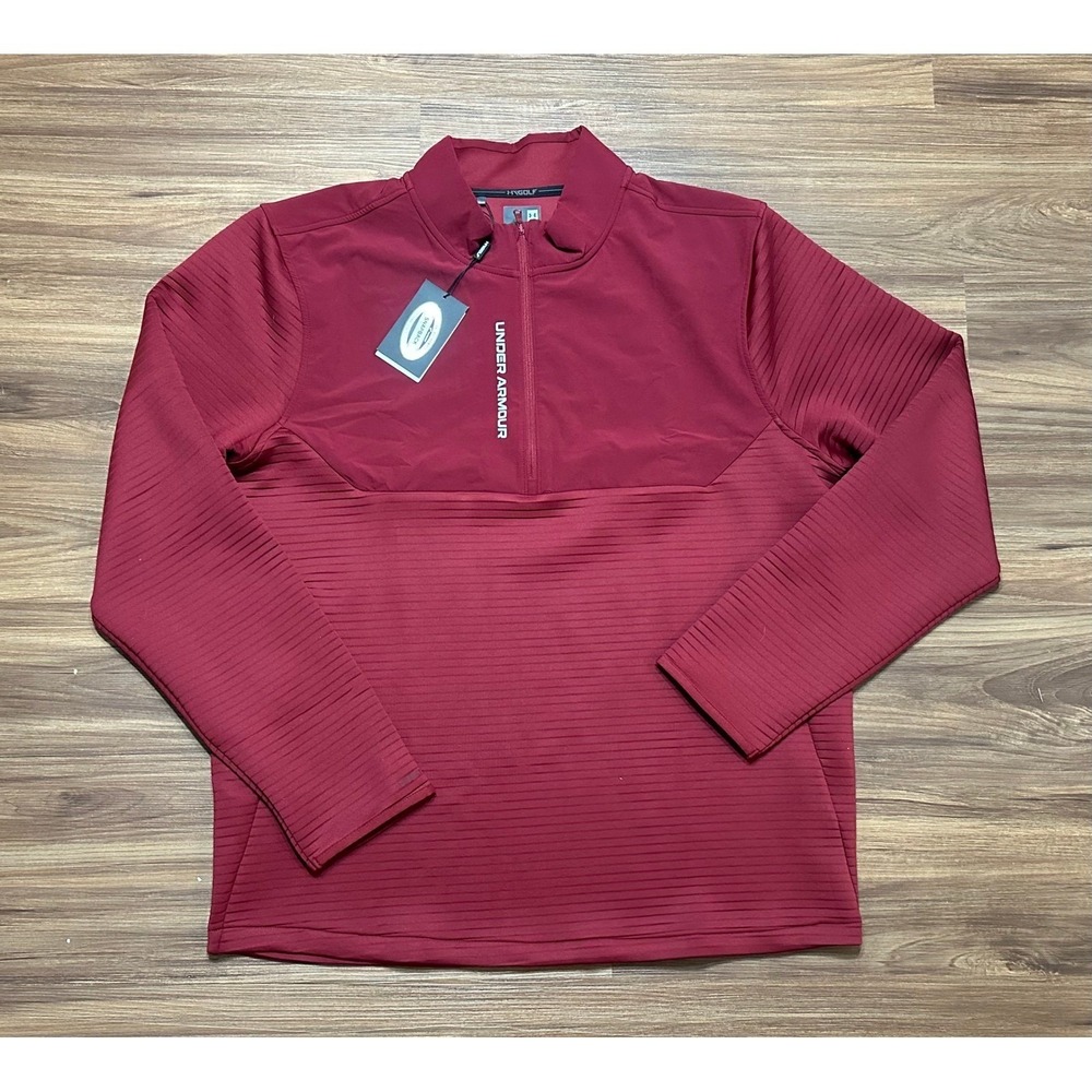 Under Armour Storm Evo Daytona Half Zip Pullover Mens Red (1379742) Sz 2XL